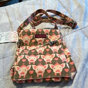 Cute Piggy crossover bag, new with tags